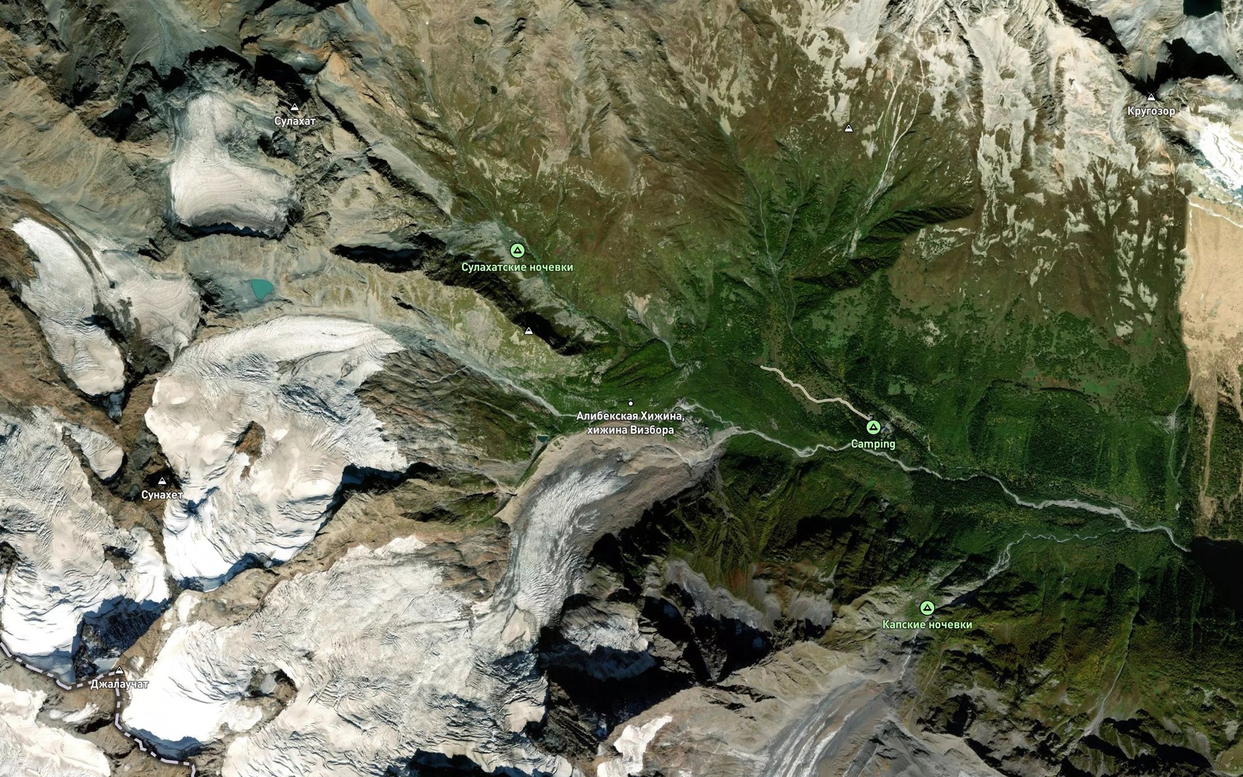 Satellite map of the Sulakhat