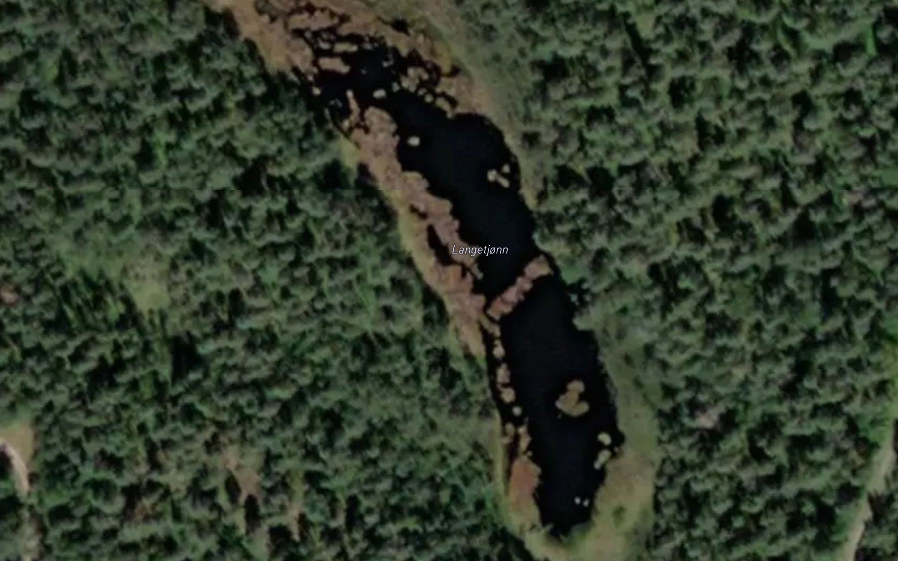 Satellite map of the Langetjonn