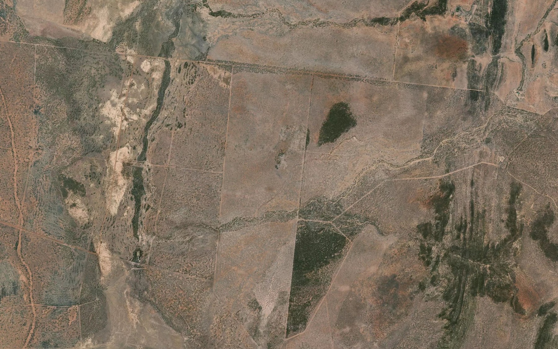 Satellite map of the Coolan Creek