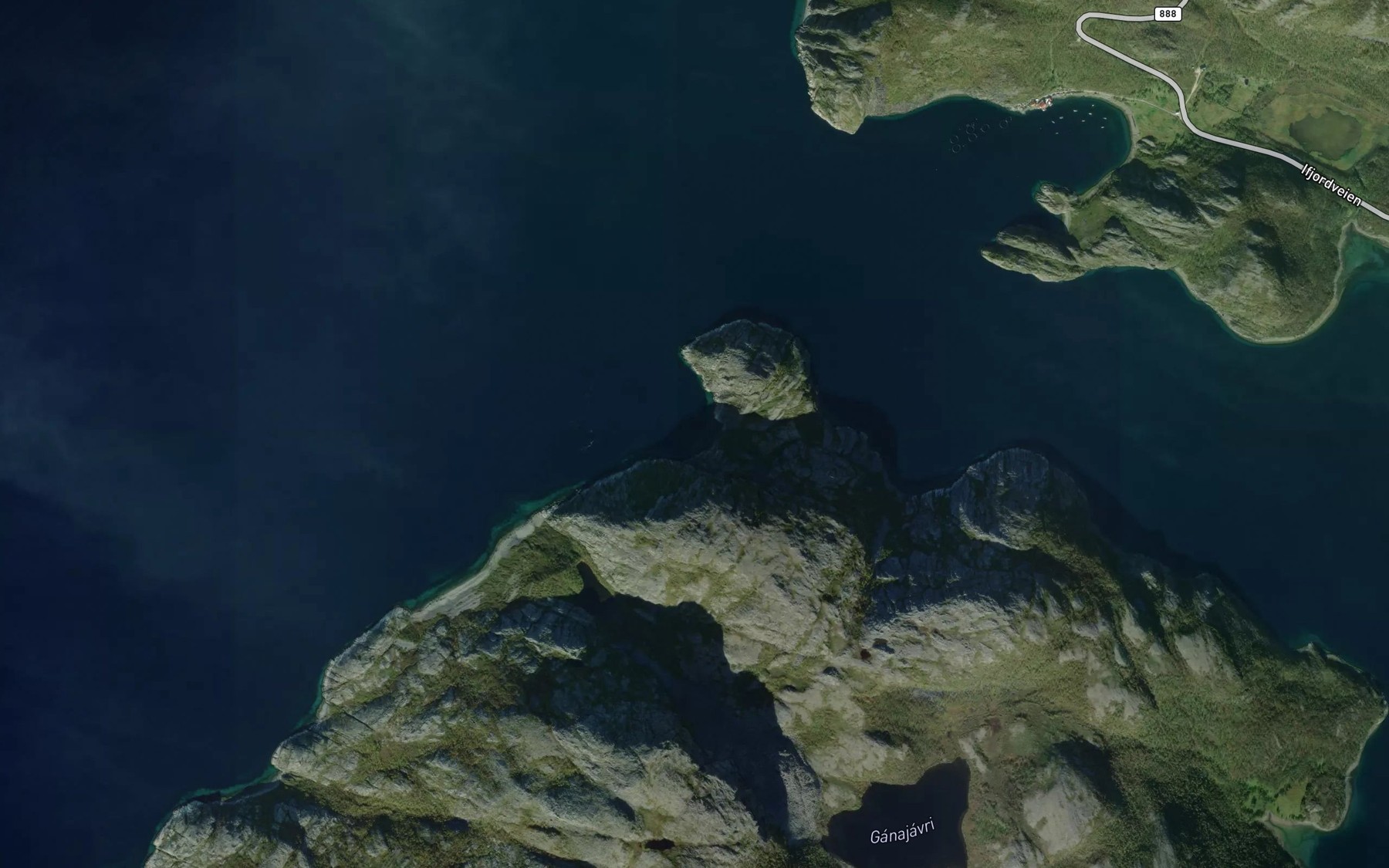 Satellite map of the Kjerringvik