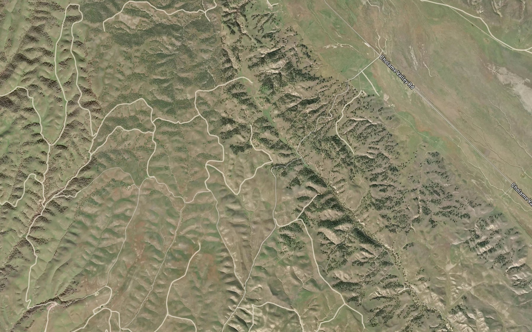 Satellite map of the Kerr Spring