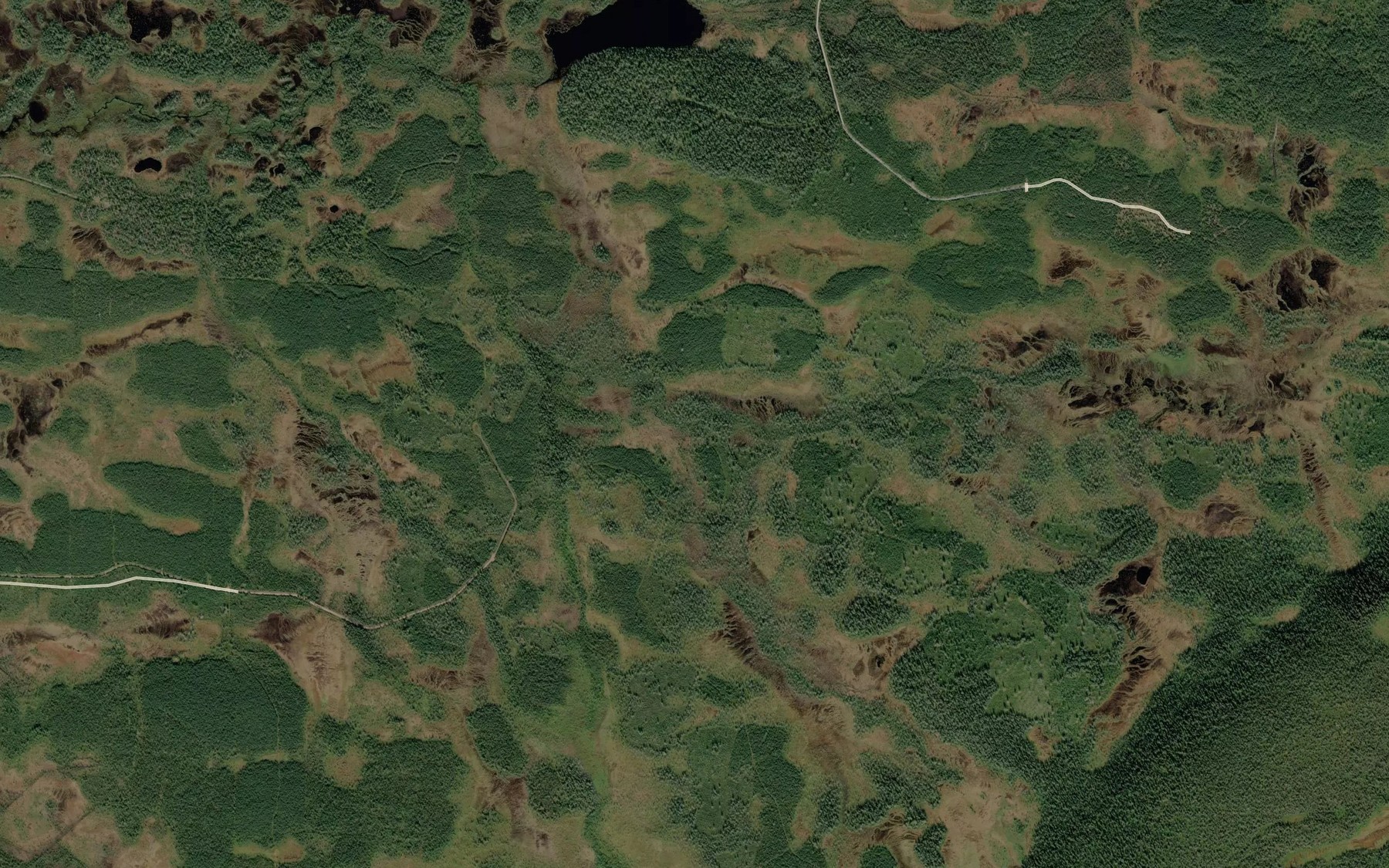 Satellite map of the Saunakorvenoja