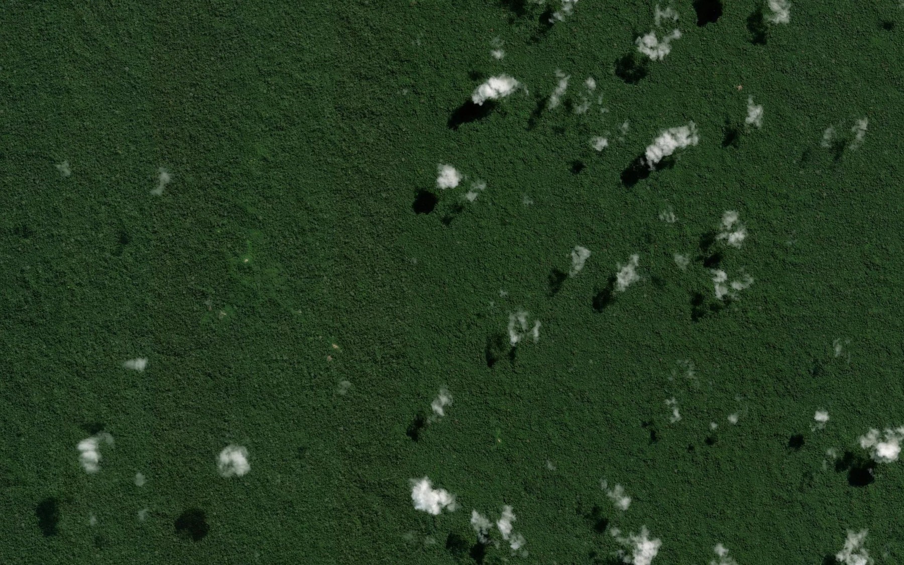 Satellite map of the Quebrada Santo Tomas