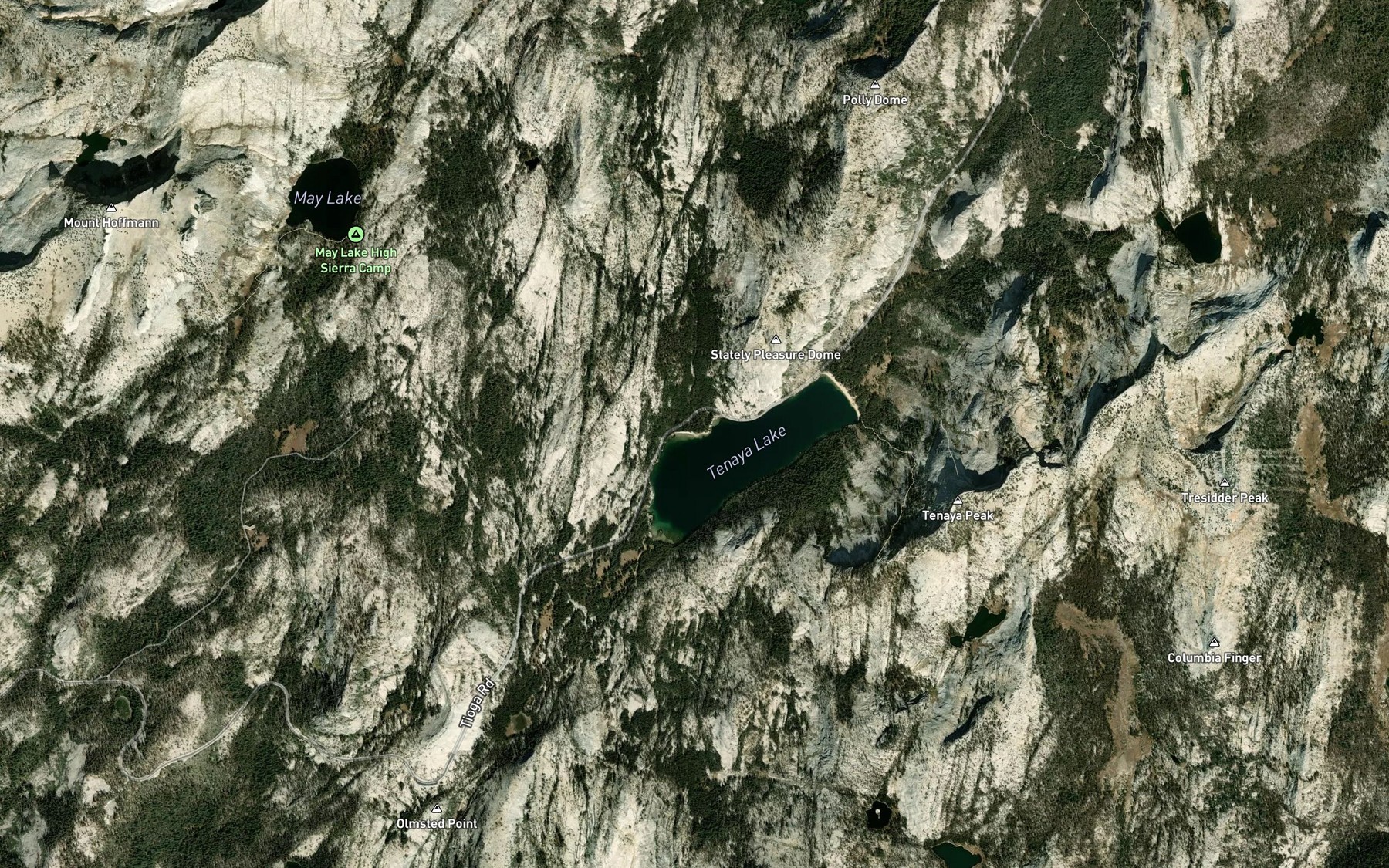 Satellite map of the Murphy Creek
