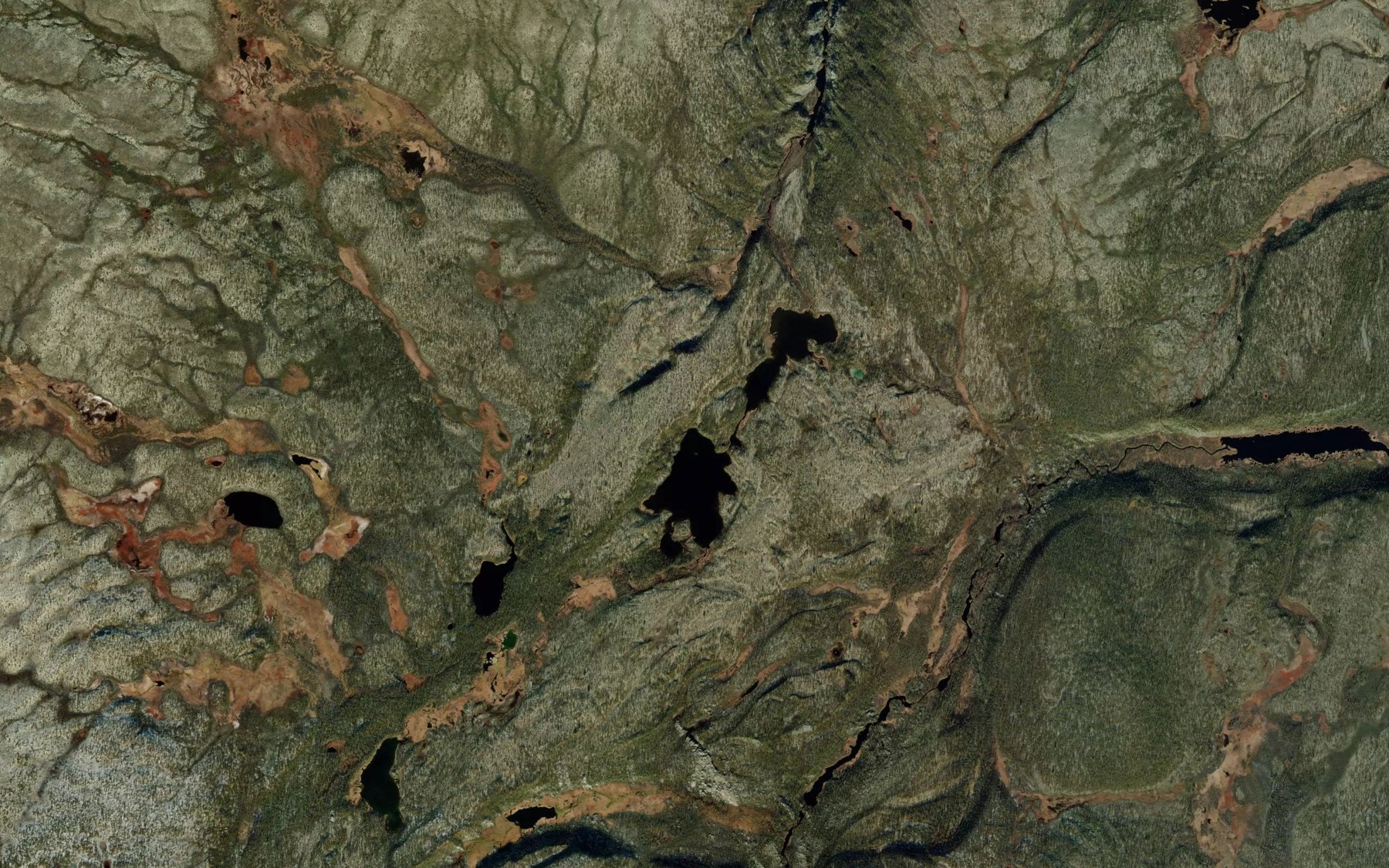Satellite map of the Heavvojavrrit