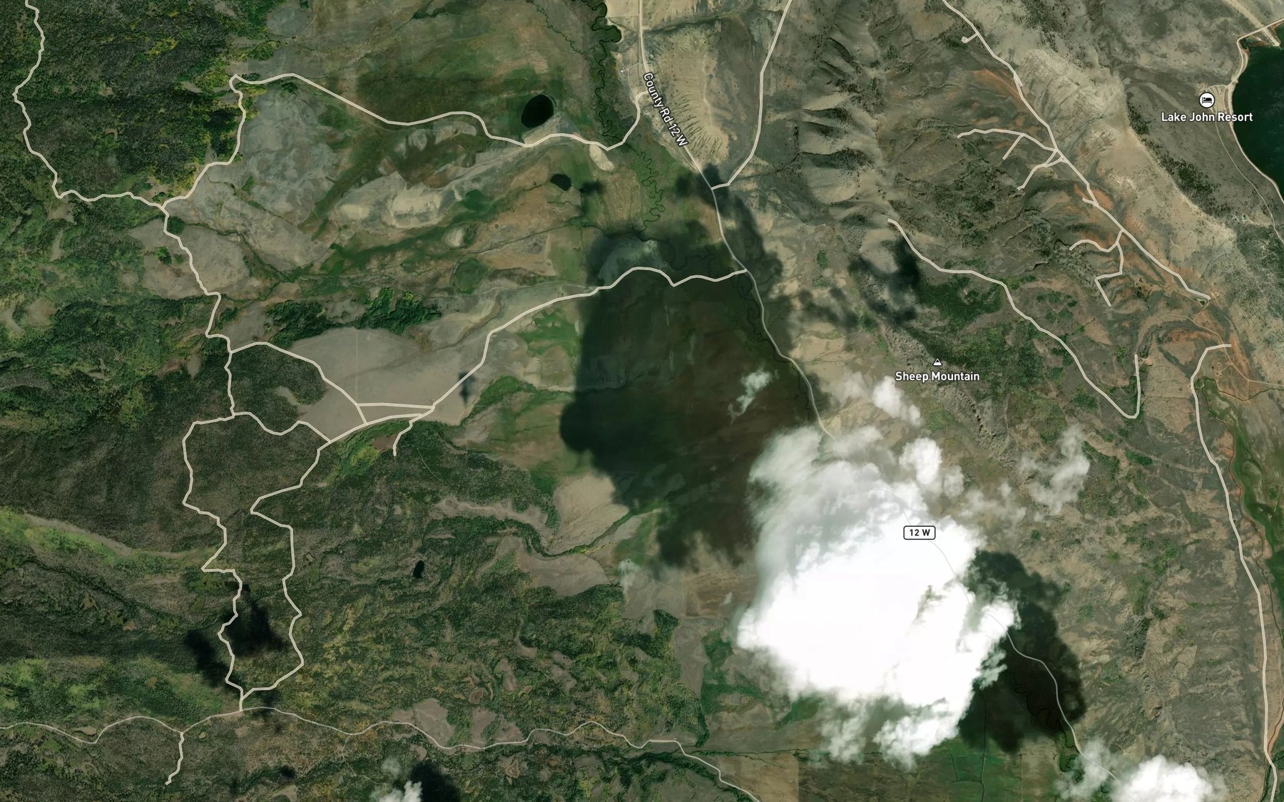 Satellite map of the Haworth Ditch Number 2