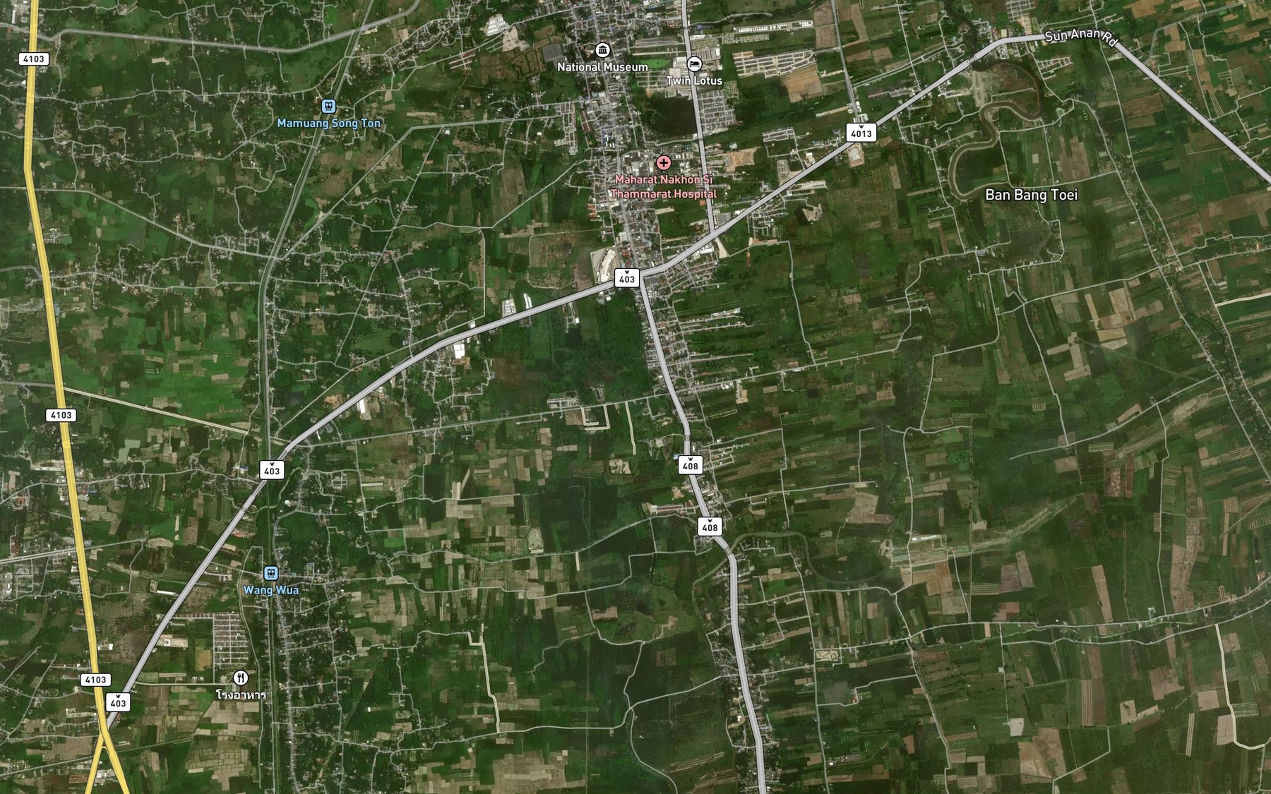 Satellite map of the Khlong Sala Mi Chai