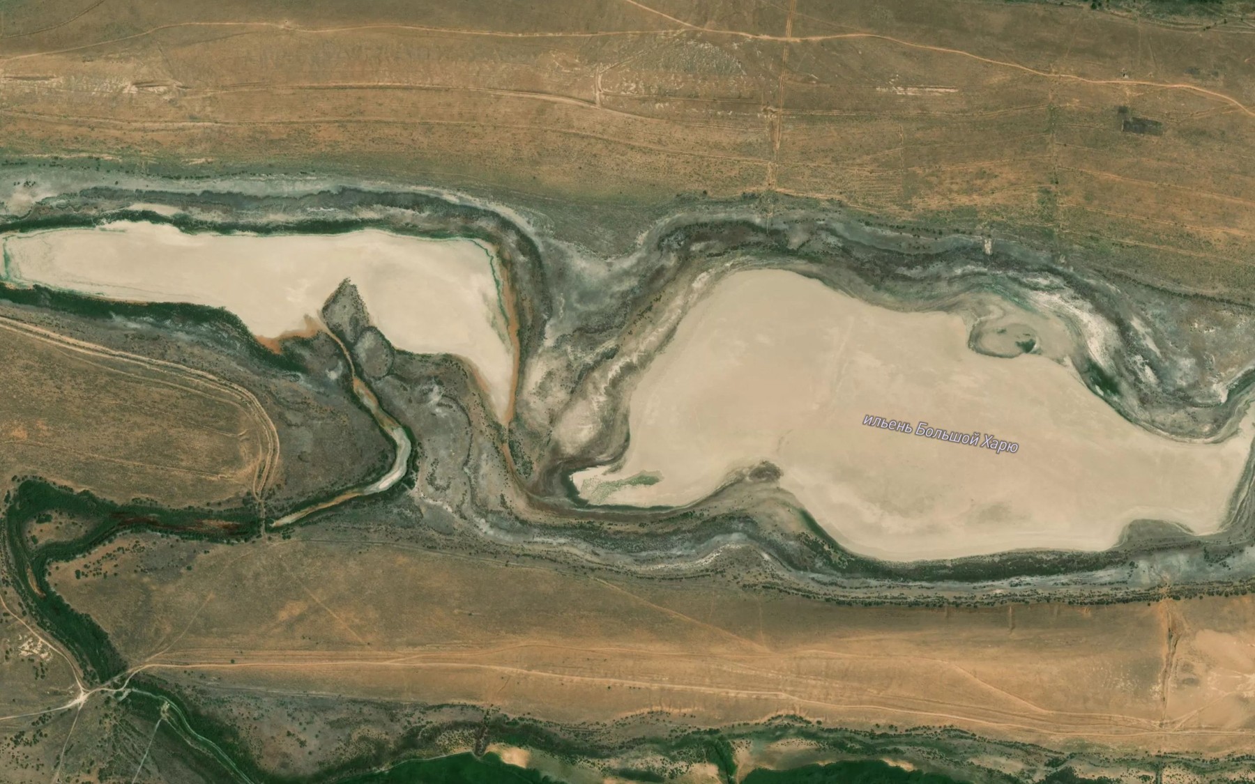 Satellite map of the Il'men' Bol'shoy Kharyu