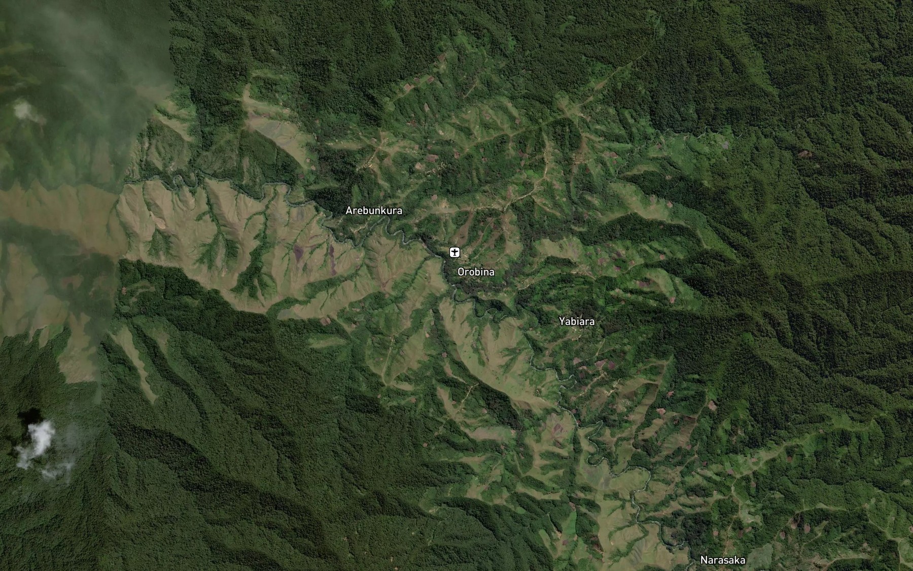 Satellite map of the Iambaiata
