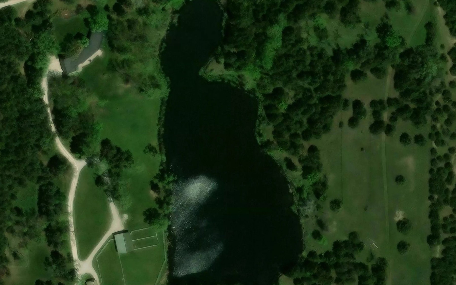 Satellite map of the Bradley North Reservoir