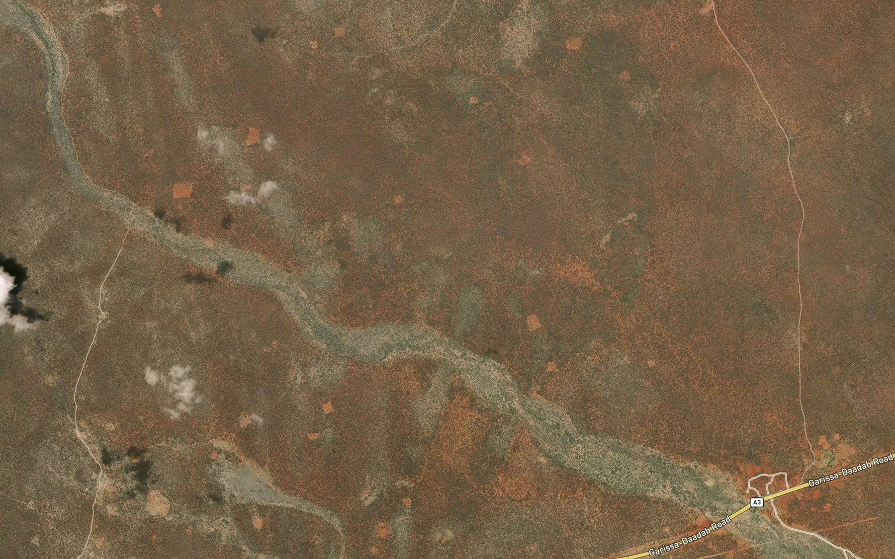 Satellite map of the Nyondo