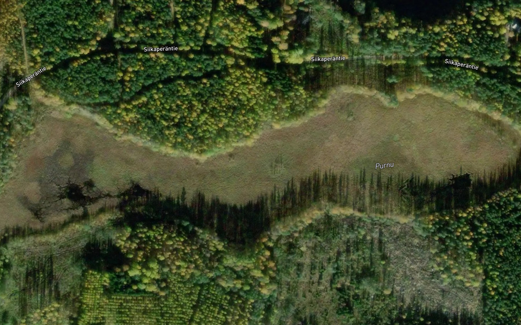 Satellite map of the Purnu