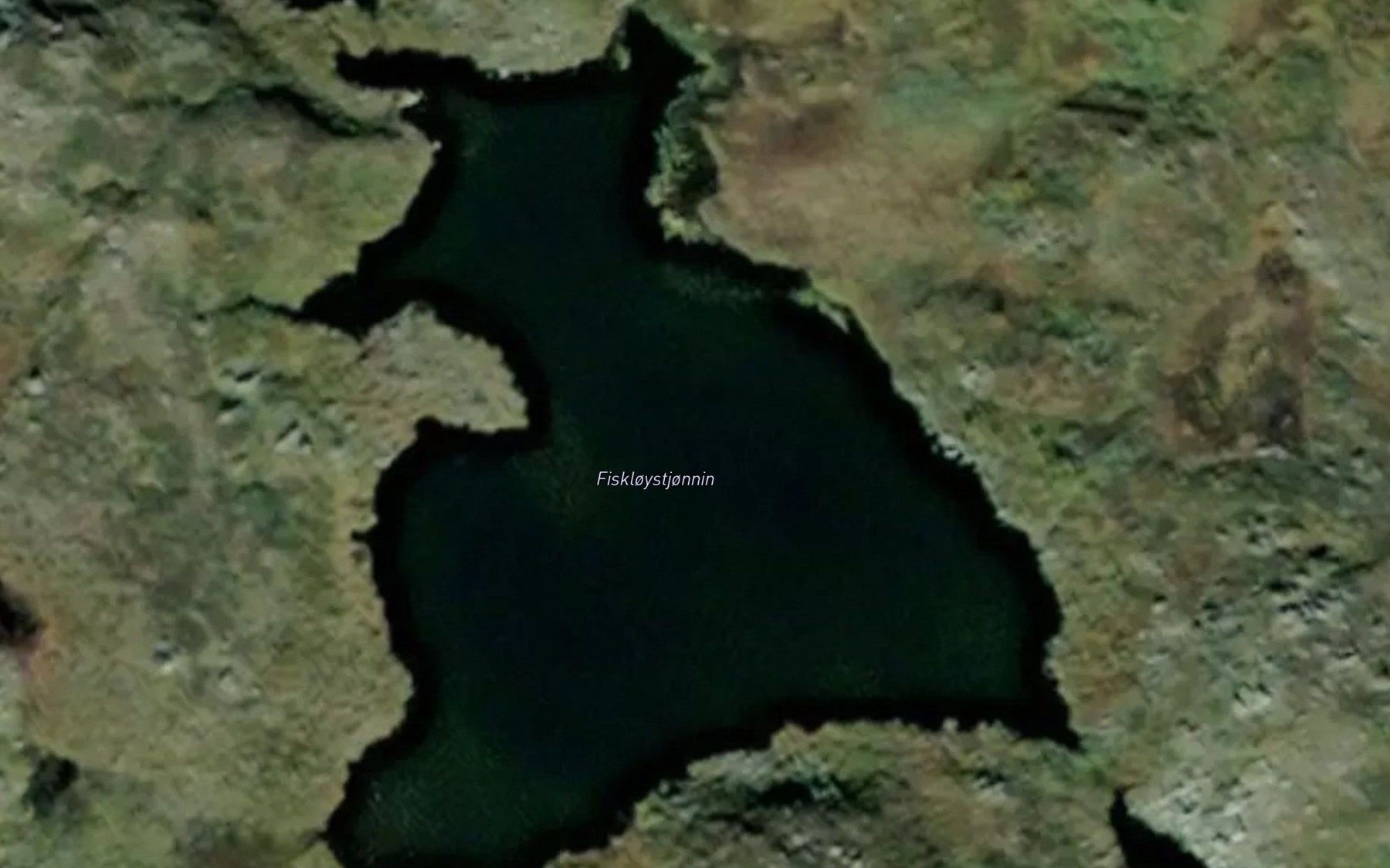 Satellite map of the Fiskeloystjornin
