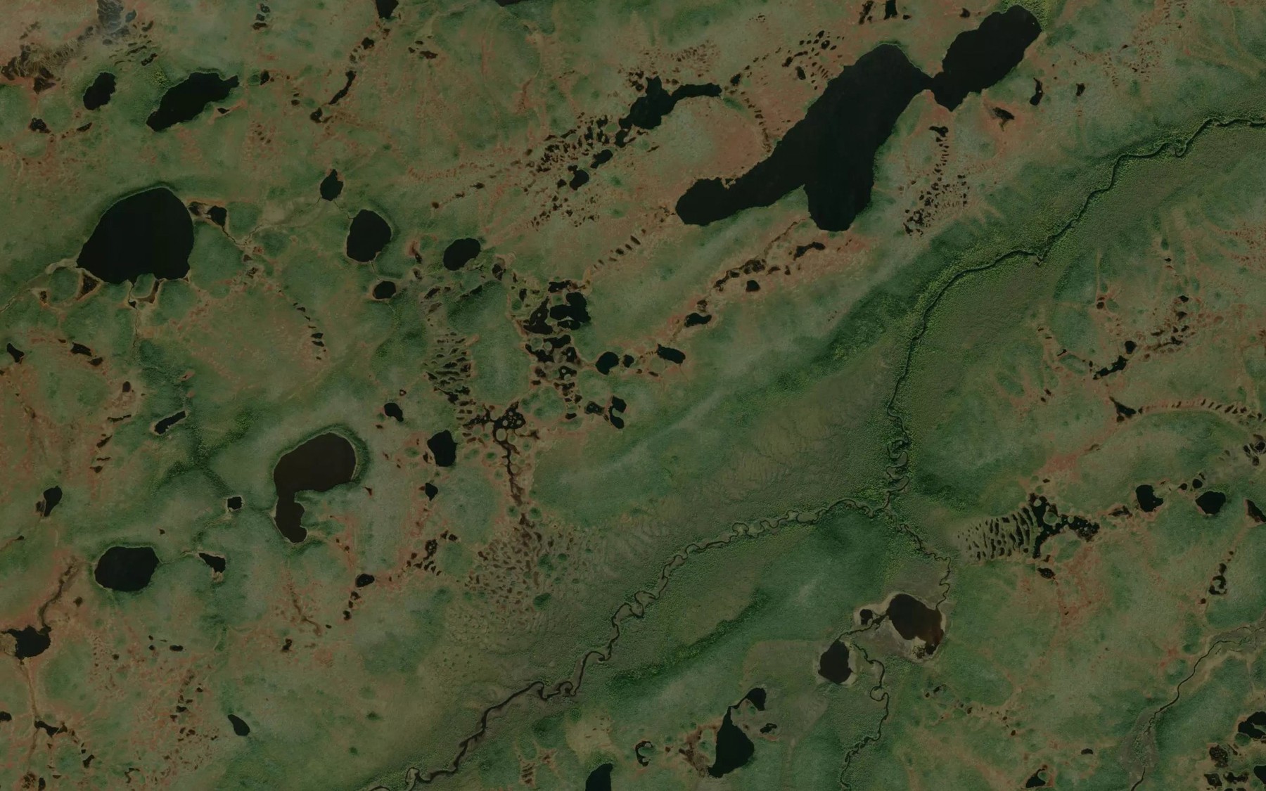 Satellite map of the Lawry Creek