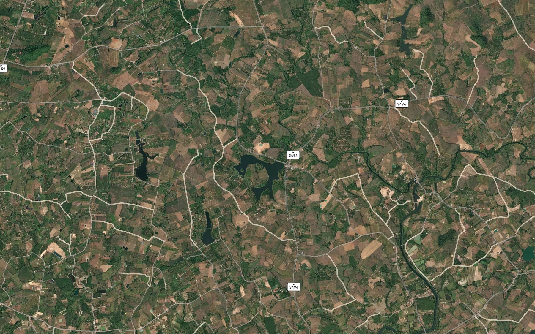 Satellite map of the Ang Kep Nam Huai Ta Kat