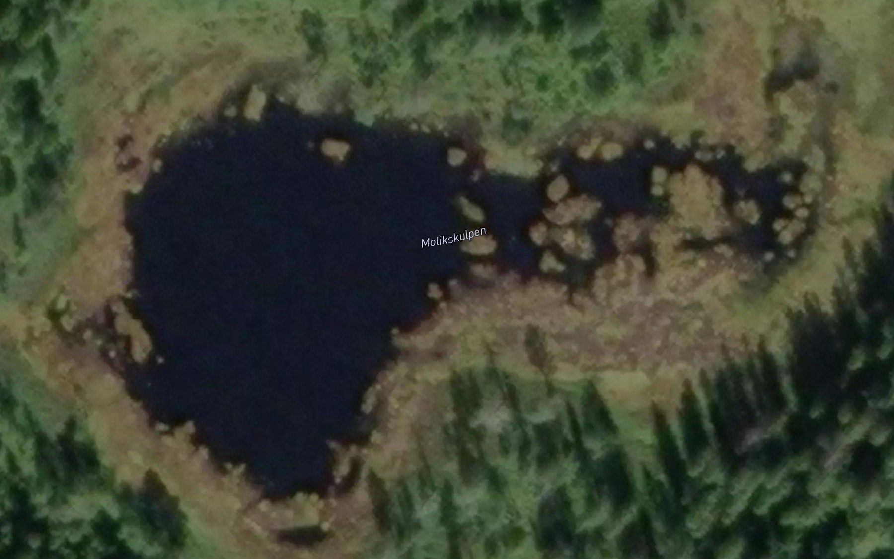 Satellite map of the Molikskulpen