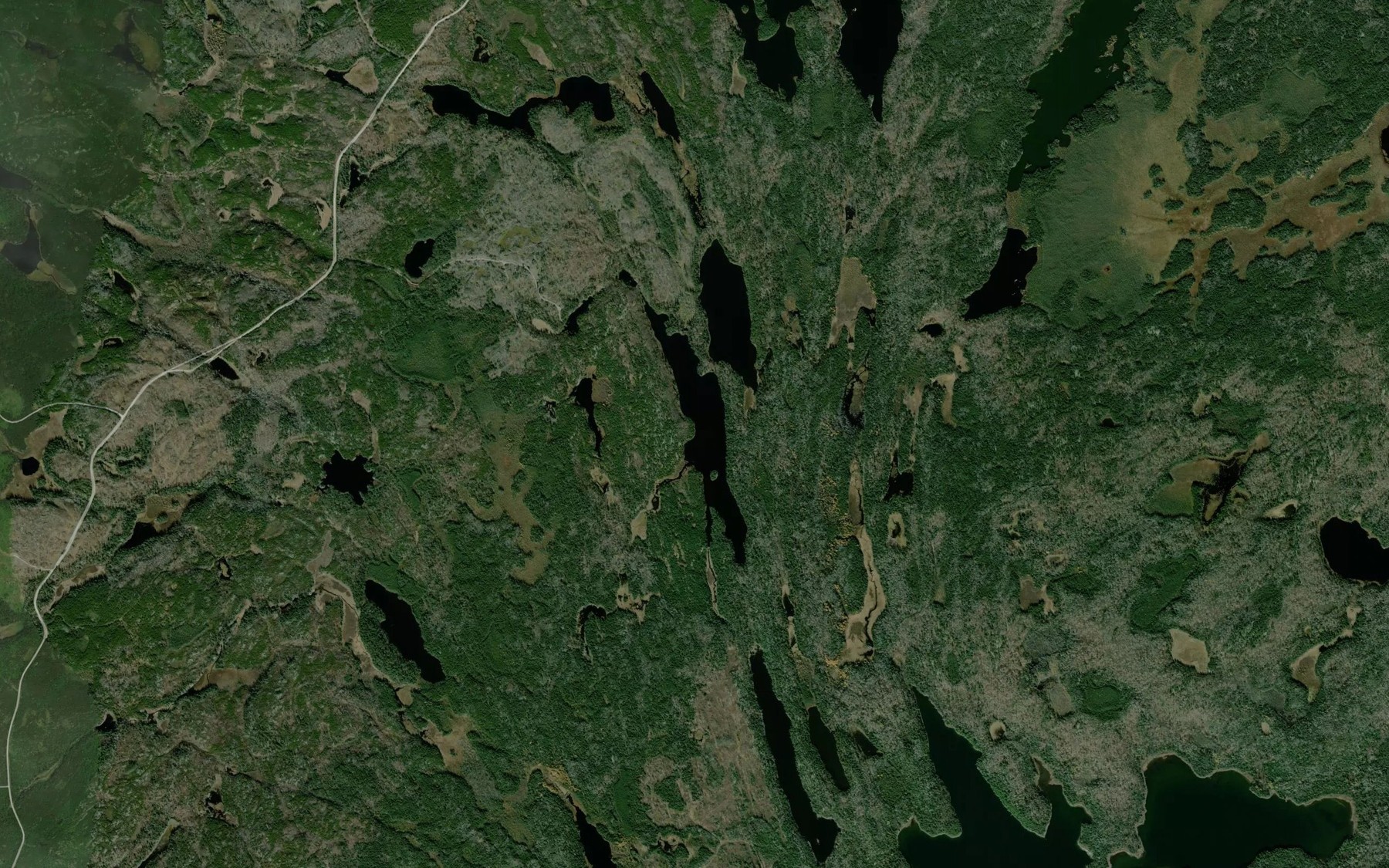 Satellite map of the Price Lake