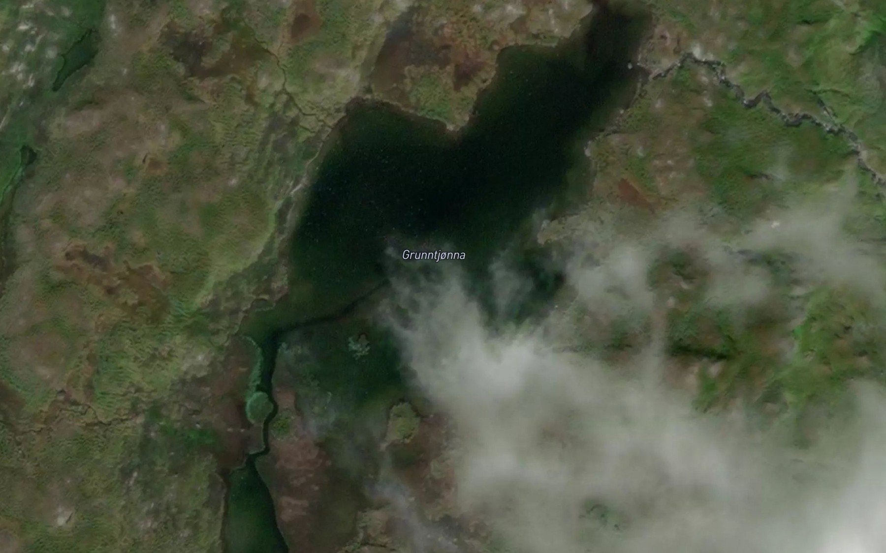 Satellite map of the Grunntjorna