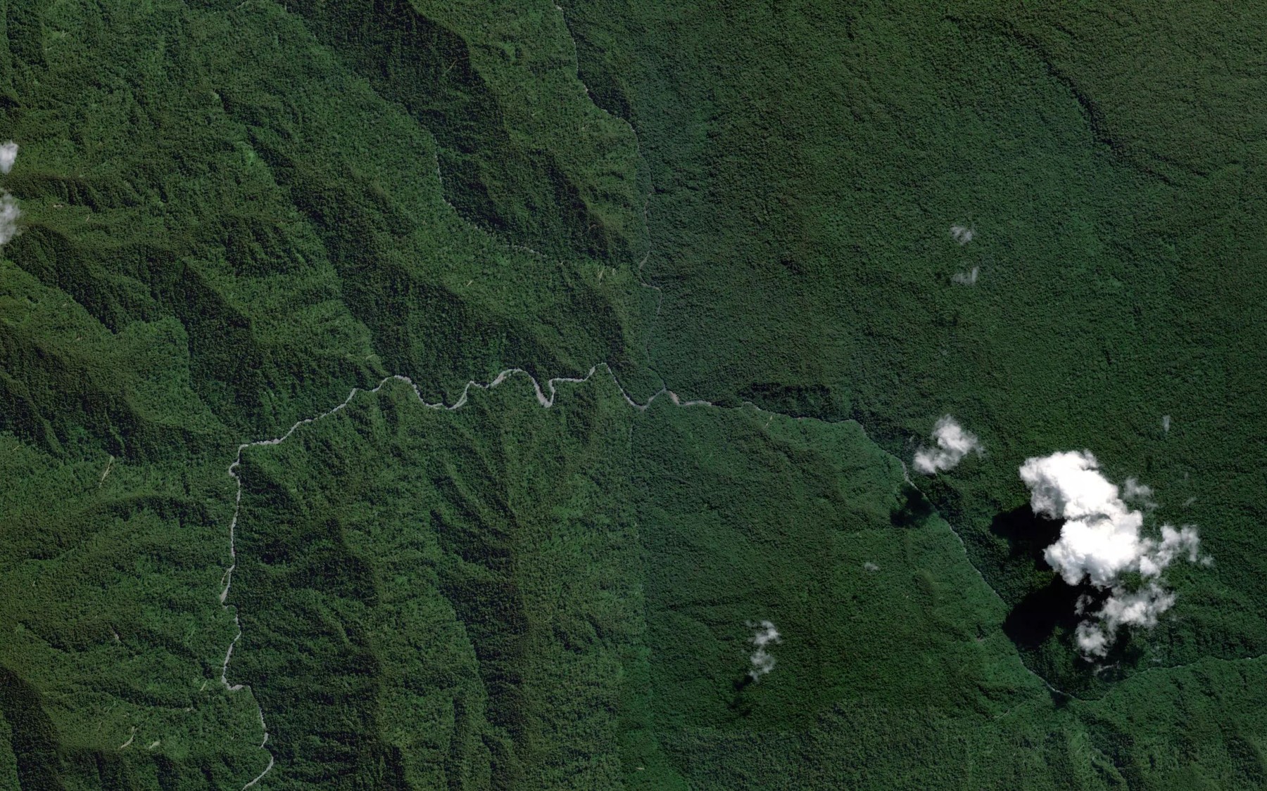 Satellite map of the Sei Birah Kecil