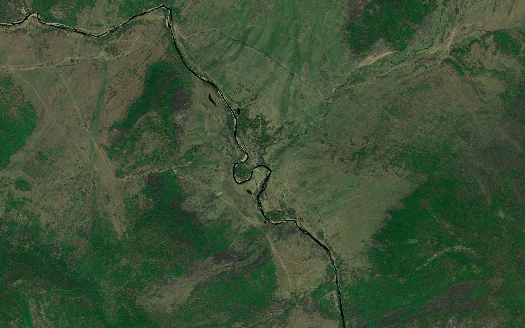 Satellite map of the Spokoynyy