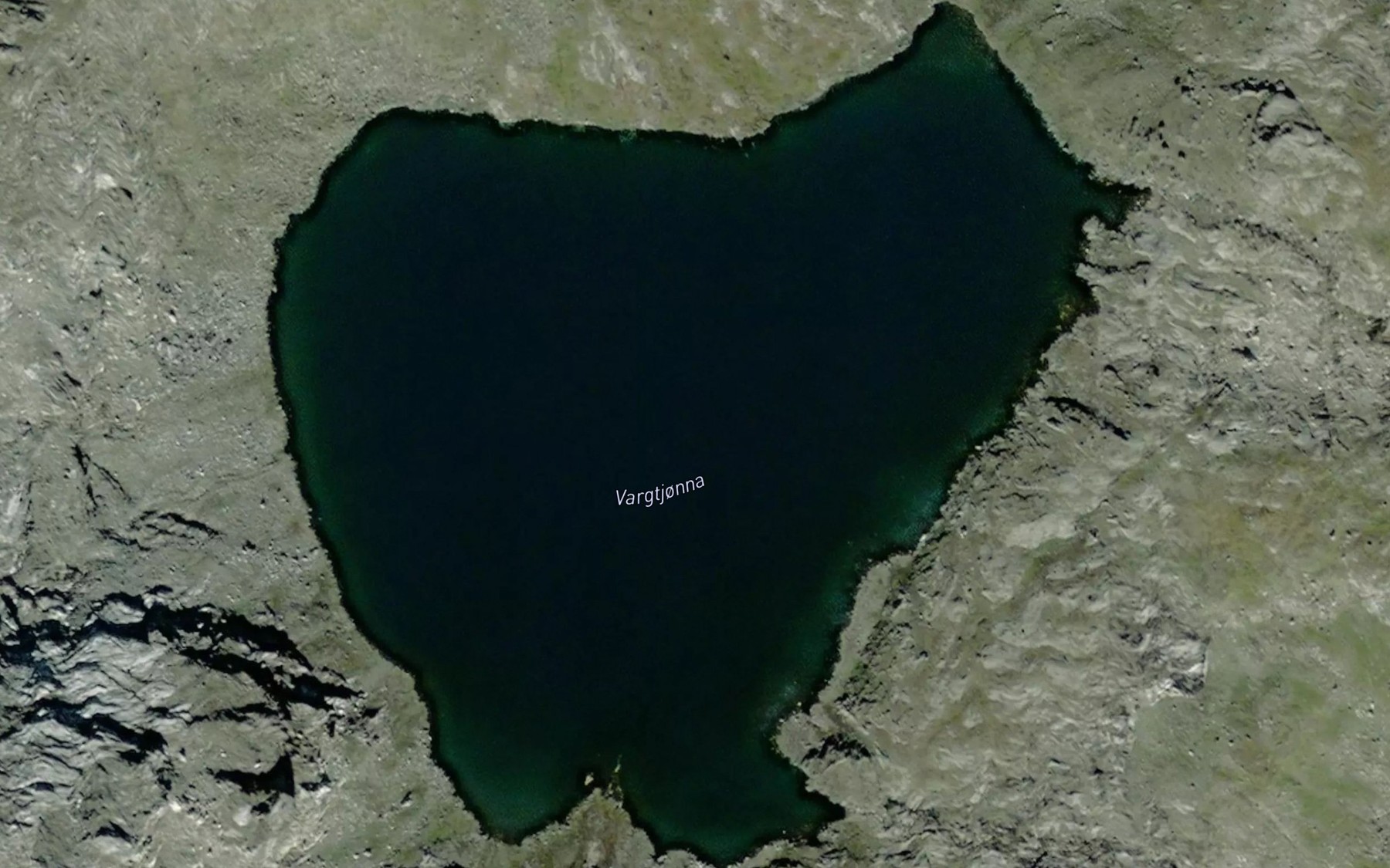 Satellite map of the Vargtjorna