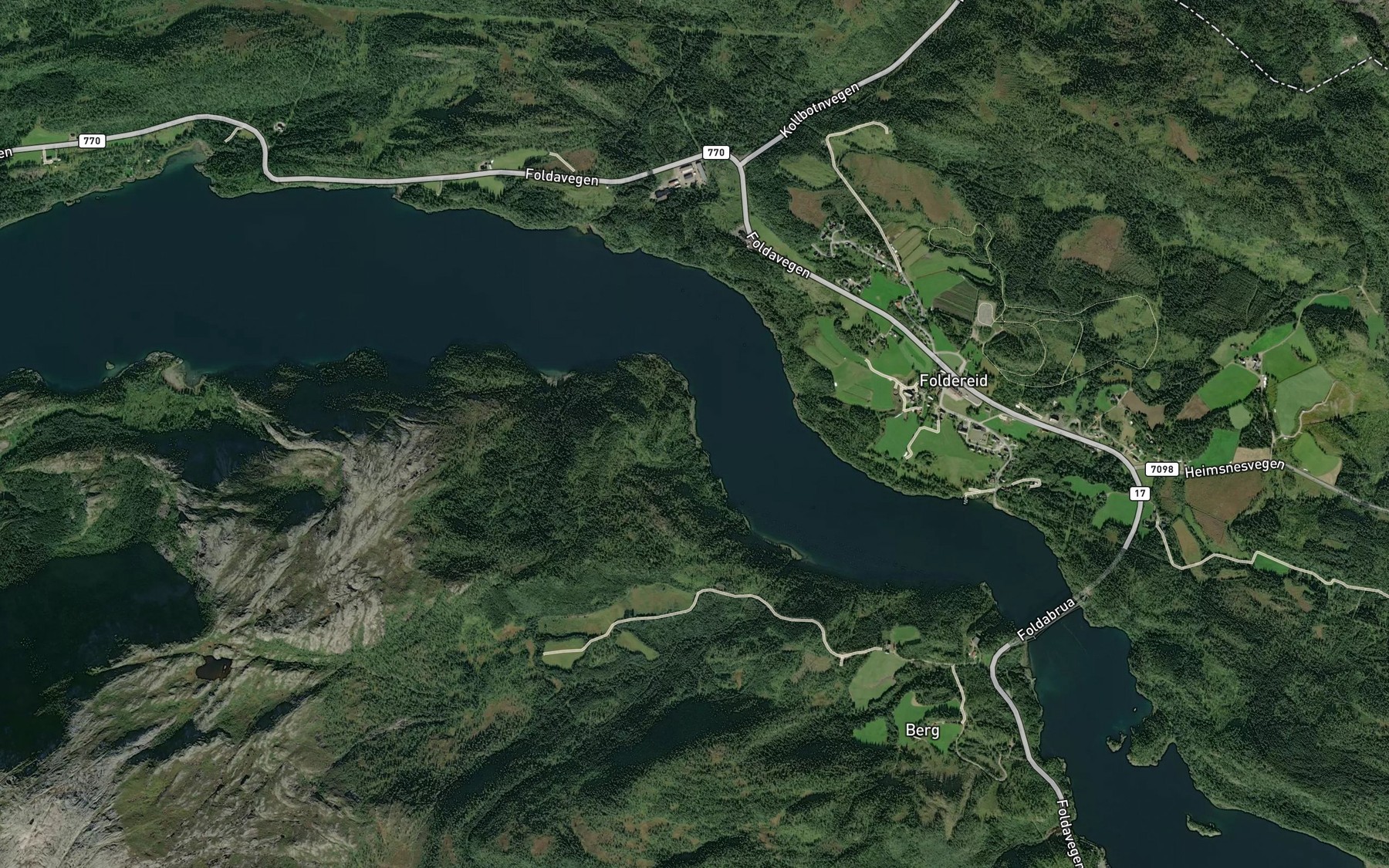Satellite map of the Dalavikern