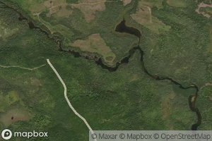 Satellite map of the Golden Fleece Brook