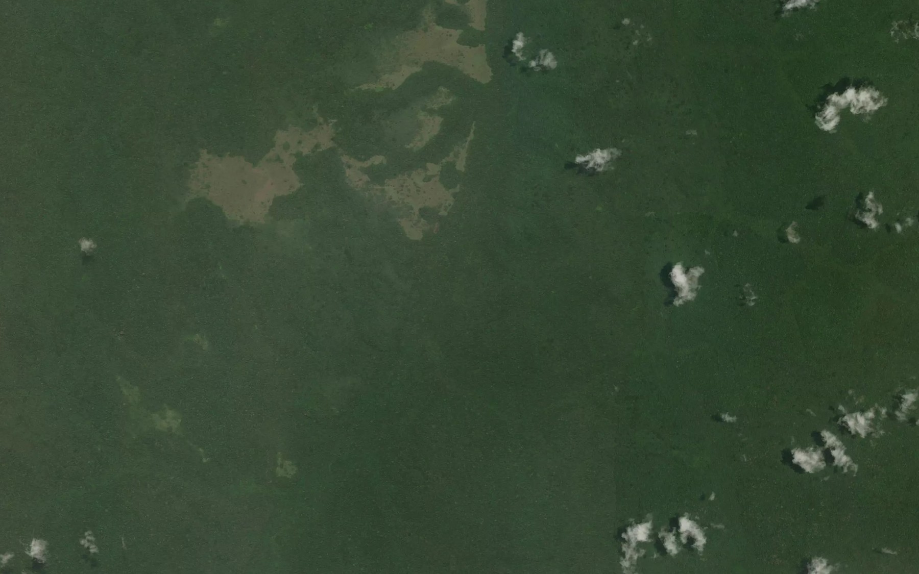 Satellite map of the Evoulou