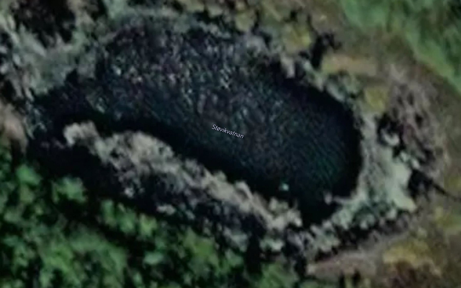 Satellite map of the Stovikvatnan