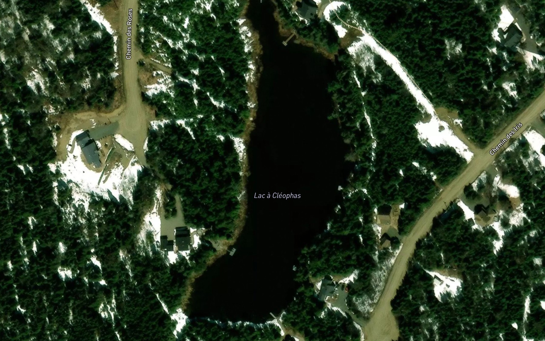 Satellite map of the Lac a Cleophas