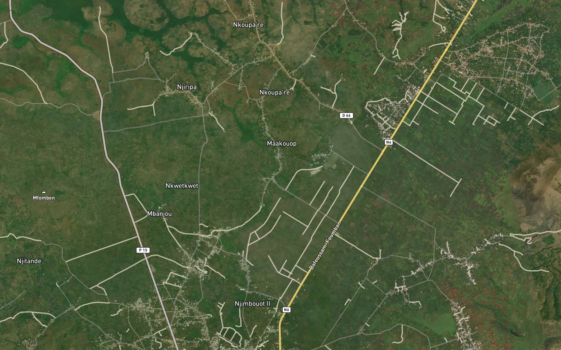 Satellite map of the Nyen