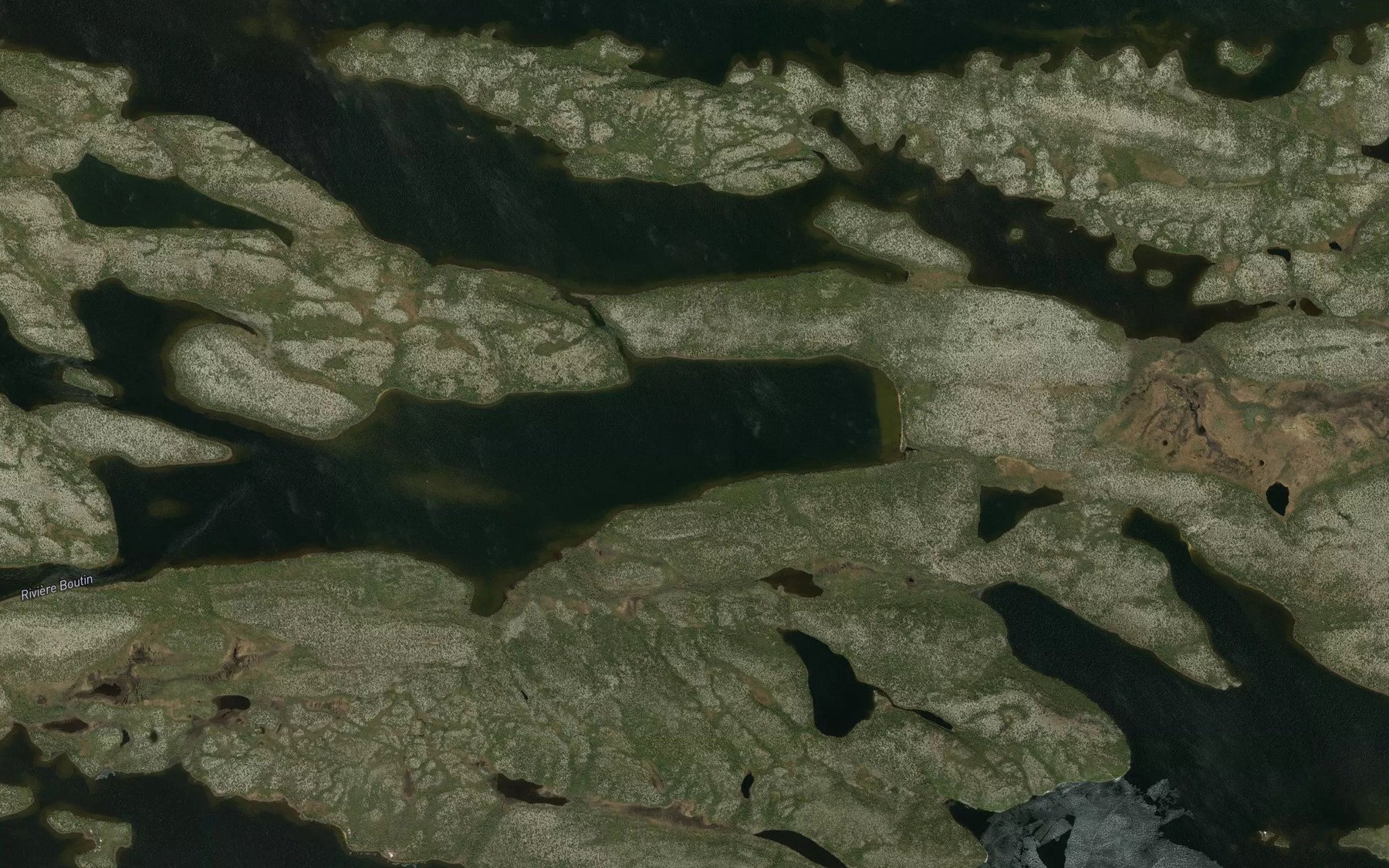 Satellite map of the Rapides Chistakan