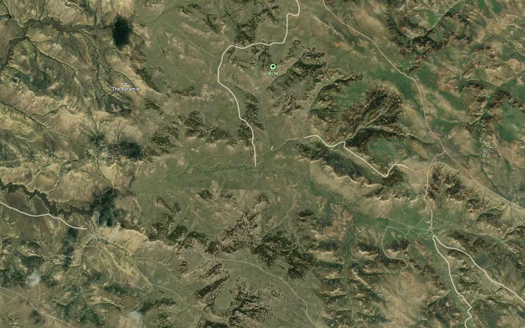 Satellite map of the Son Prong