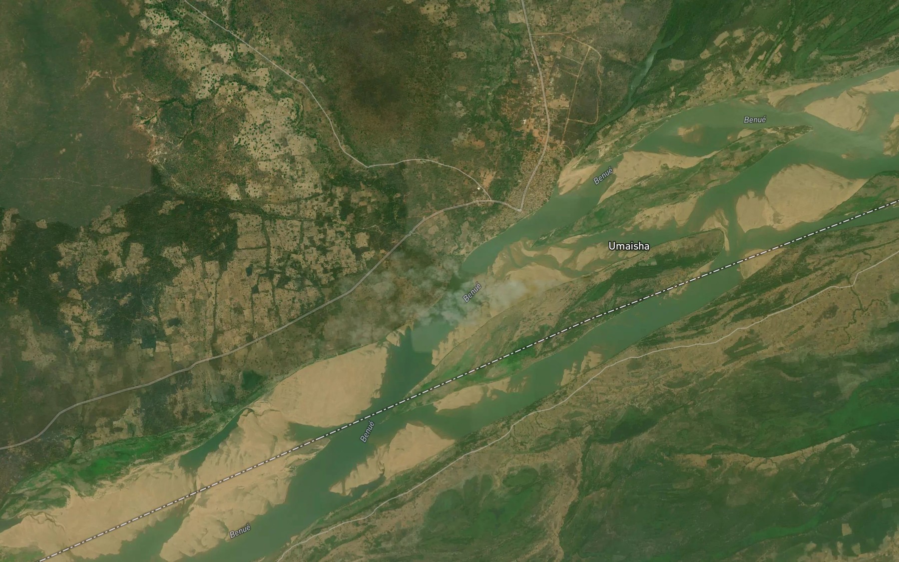 Satellite map of the AndaStream