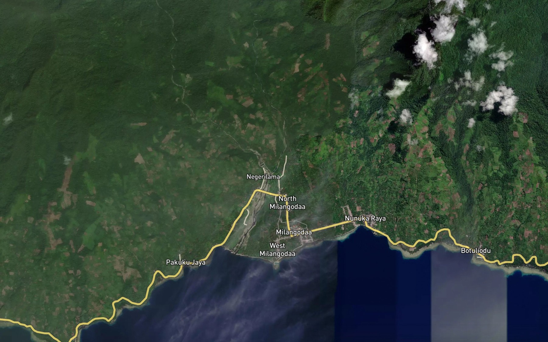 Satellite map of the Dutula Pototya