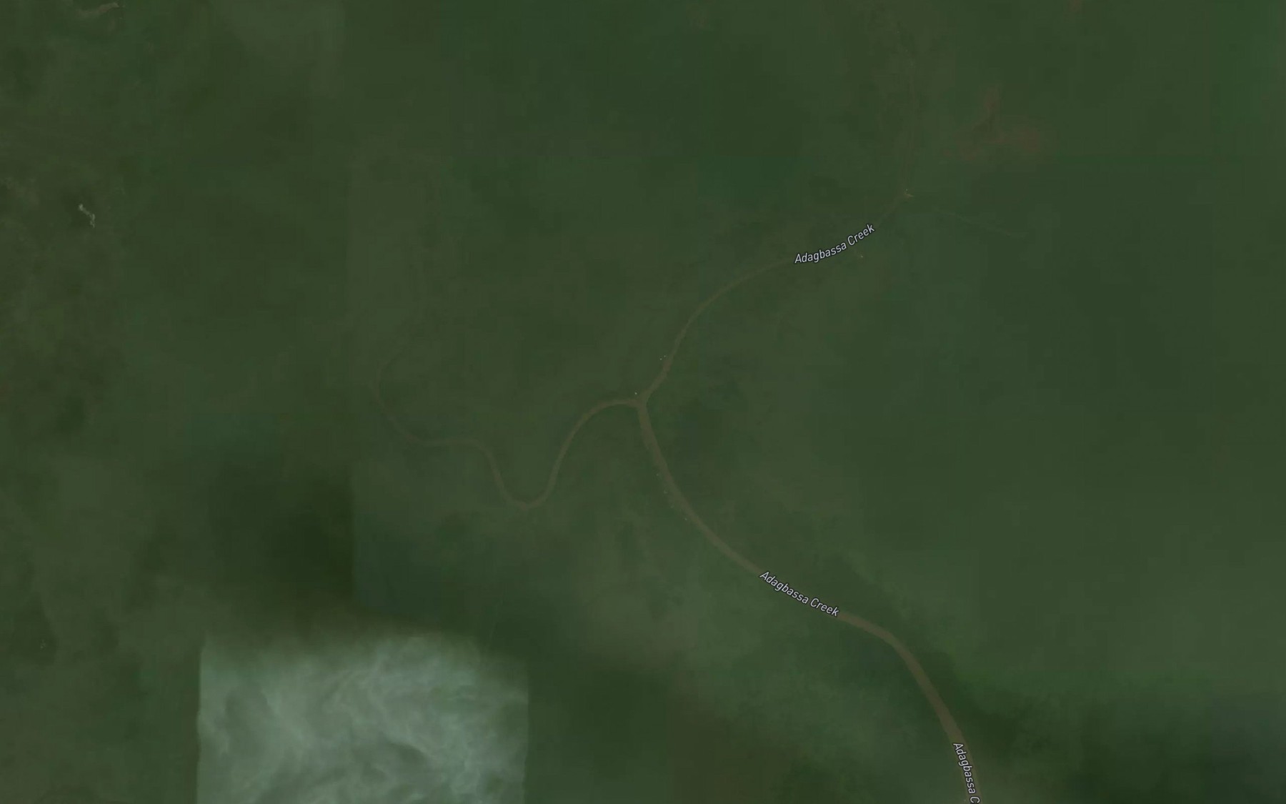 Satellite map of the Akpata Creek