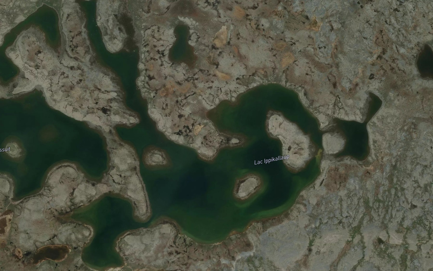 Satellite map of the Lac Ippikallaup