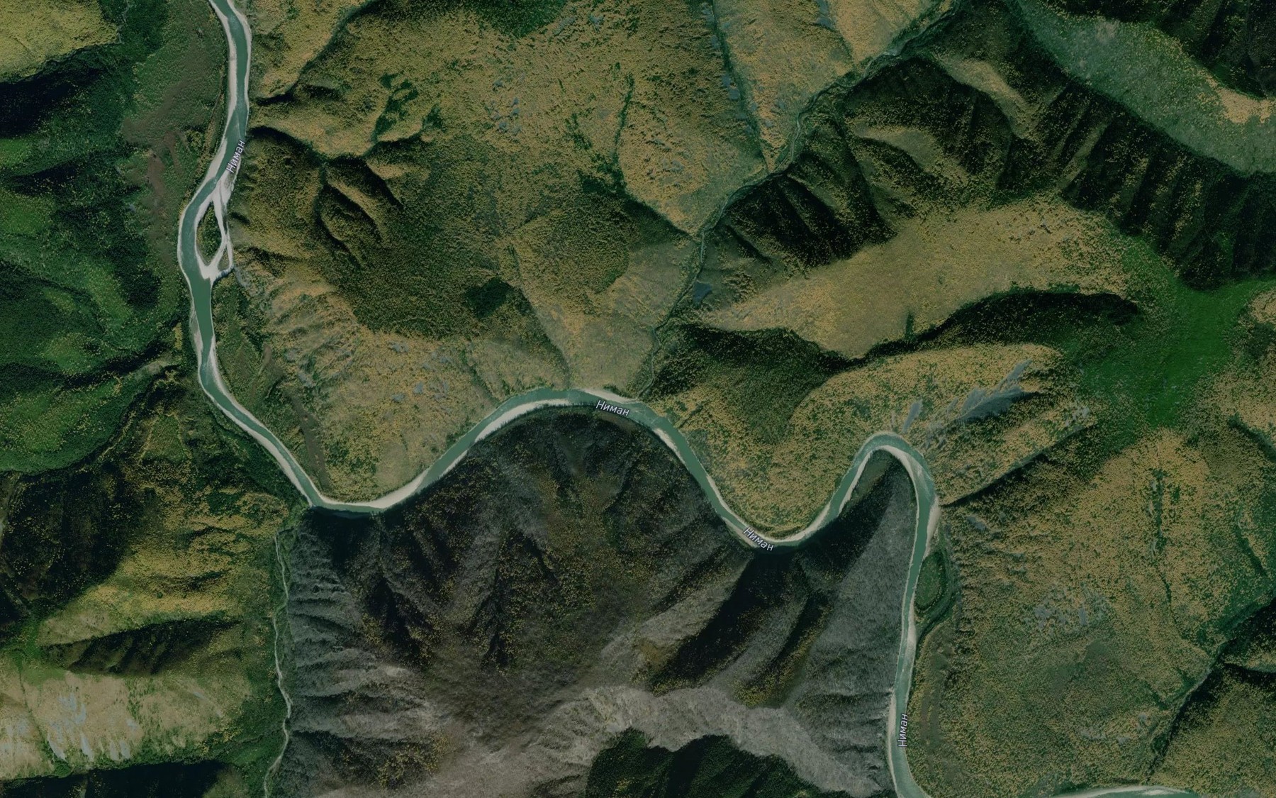 Satellite map of the Povorotnyy