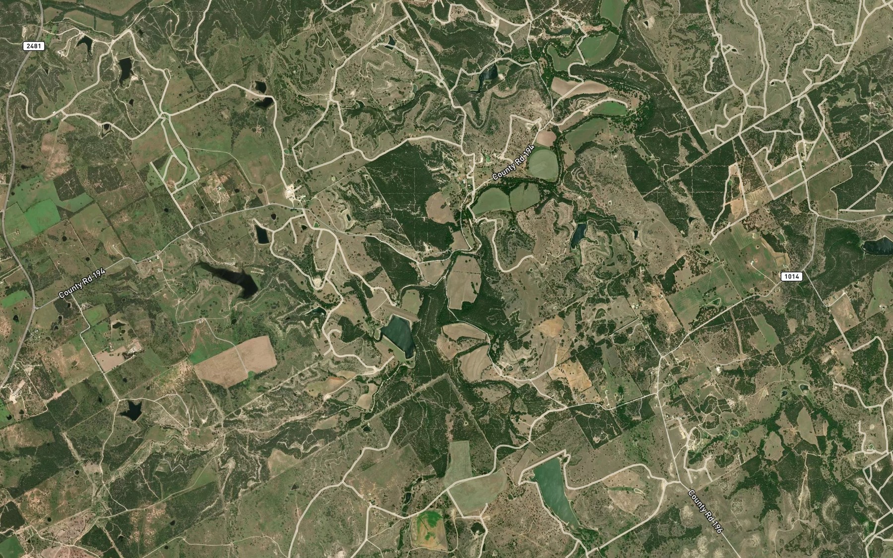 Satellite map of the Lallah Branch