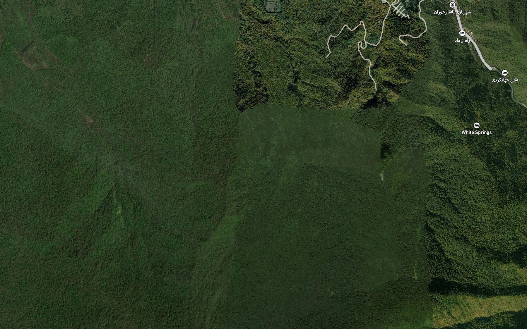 Satellite map of the Rudkhaneh-ye Tul Cheshmeh
