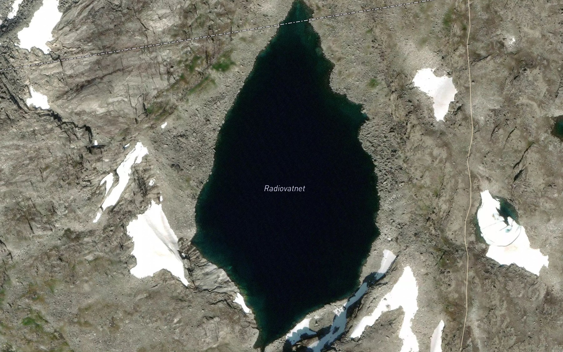 Satellite map of the Radiovatnet