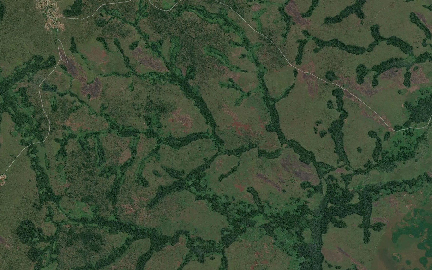 Satellite map of the Mulempe