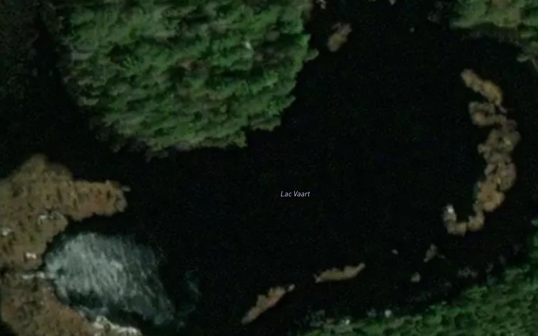 Satellite map of the Lac Vaart