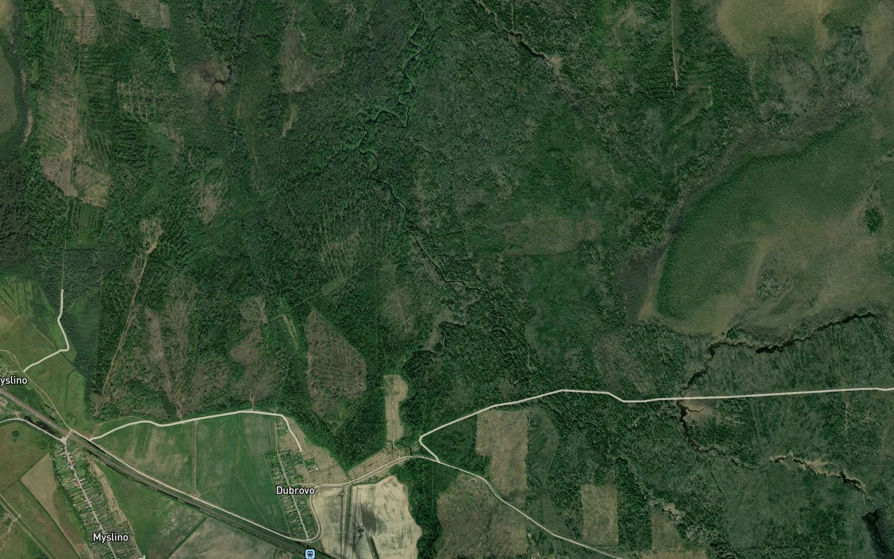 Satellite map of the Rassokha
