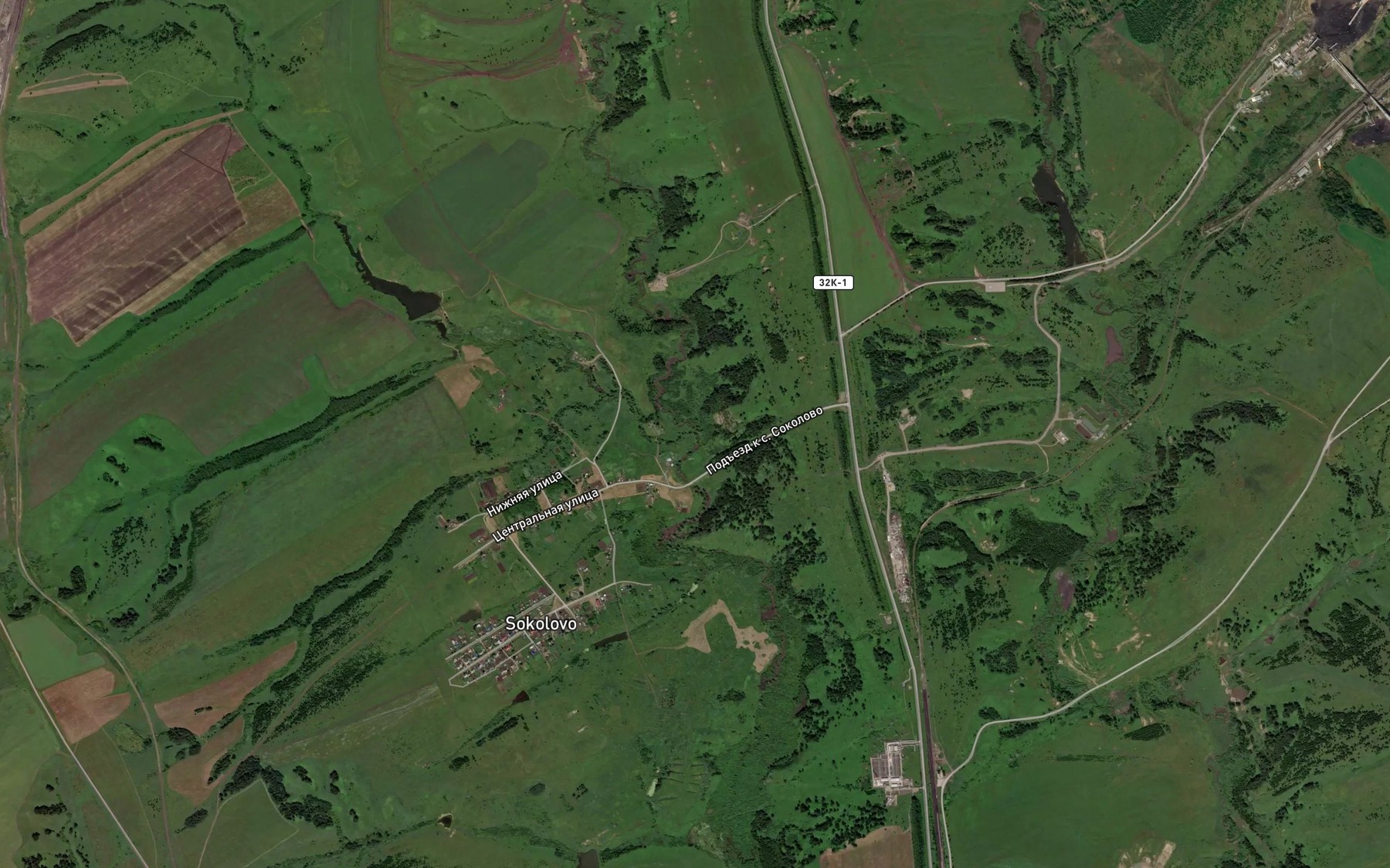 Satellite map of the Karakchata