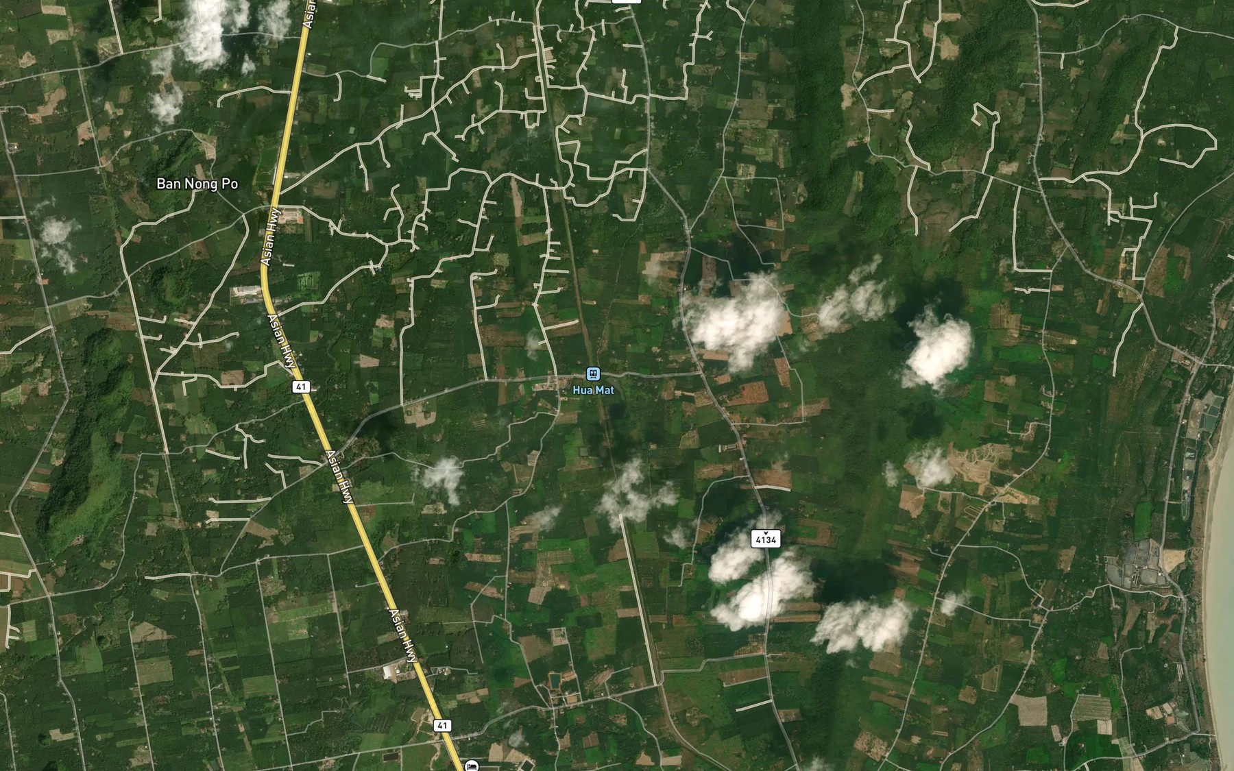 Satellite map of the Nong Huai Tam Sao