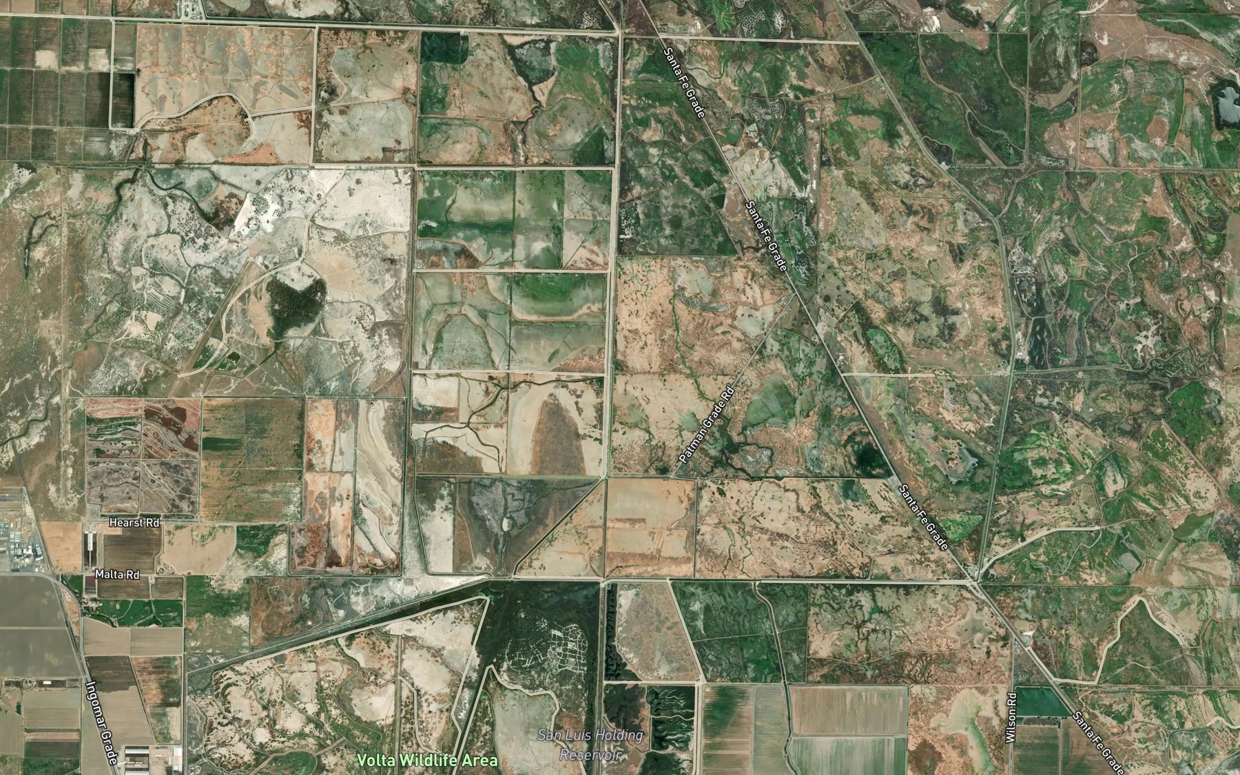 Satellite map of the Rubino Ditch