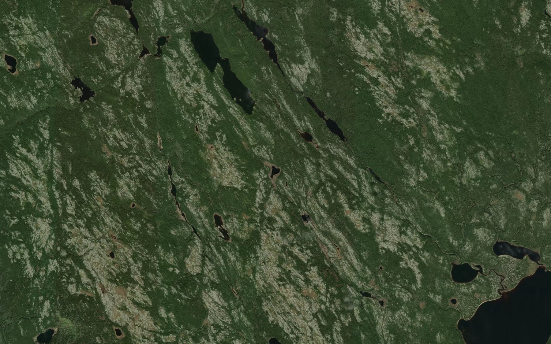 Satellite map of the Lac Mazadier