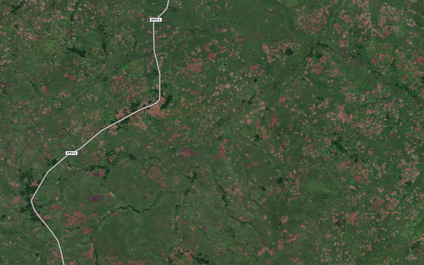 Satellite map of the Ngoie