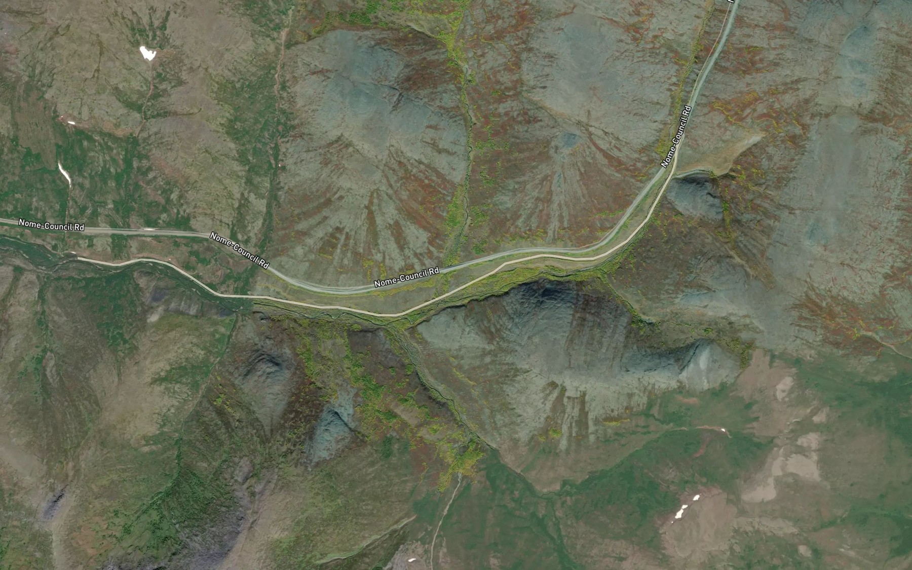 Satellite map of the French Creek